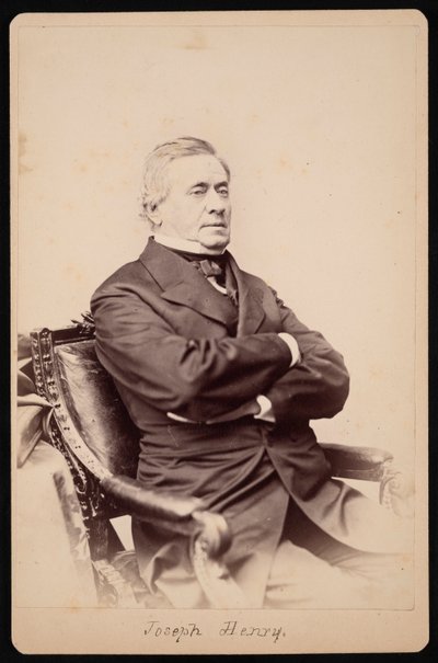 Portrét Josepha Henryho 1797-1878, mezi 1868 a 1878. od Brady