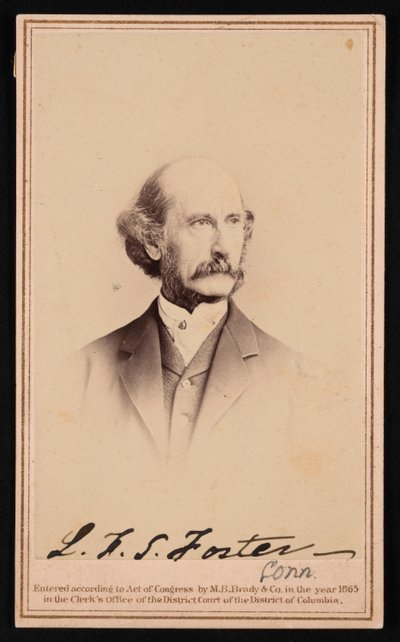 Portrét LaFayette Sabine Fosterové 1806-1880, před rokem 1869. od Brady