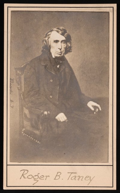 Portrét Rogera Brooke Taney 1777-1864, před rokem 1864. od Brady
