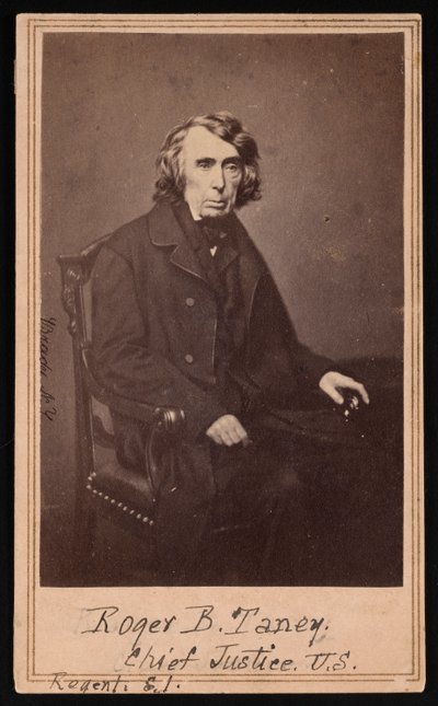 Portrét Rogera Brooke Taney 1777-1864, před rokem 1864. od Brady