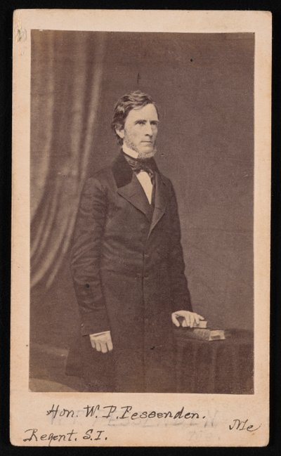 Portrét Williama Pitta Fessendena 1806-1869, před rokem 1869. od Brady