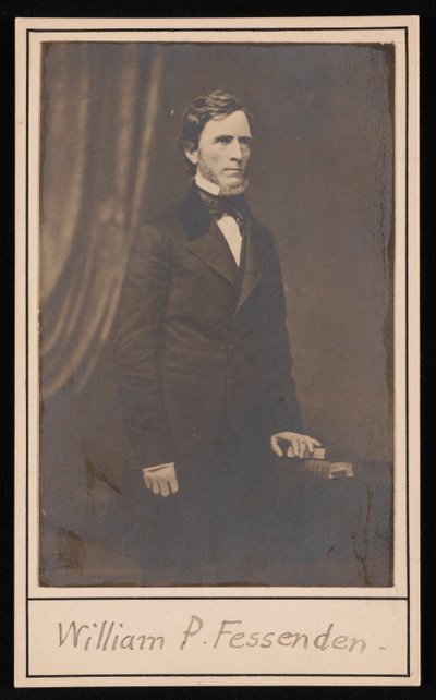 Portrét Williama Pitta Fessendena 1806-1869, před rokem 1869. od Brady