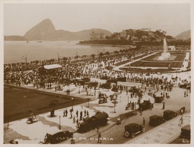 Zahrady Gloria, Rio de Janeiro (čb fotografie) od Brazilian Photographer