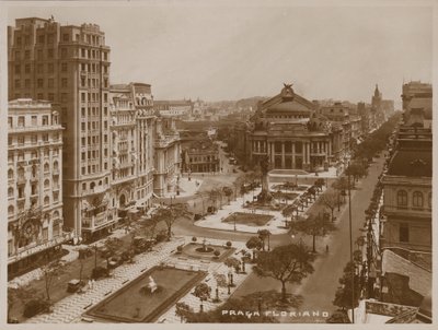 Náměstí Floriano Peixoto, Rio de Janeiro (čb fotografie) od Brazilian Photographer