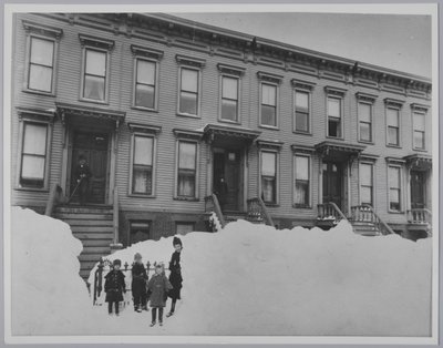 Blizzard z března 1888, Brooklyn od Breading G. Way