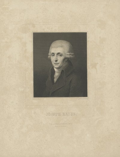 Portrét skladatele Josepha Haydna 1732-1809, c. 1827. od Breitkopf and Härtel