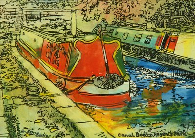 Kanálové čluny, Camden od Brenda Brin Booker