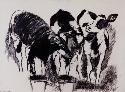 The New Calves (uhlí na papíře) od Brenda Brin Booker