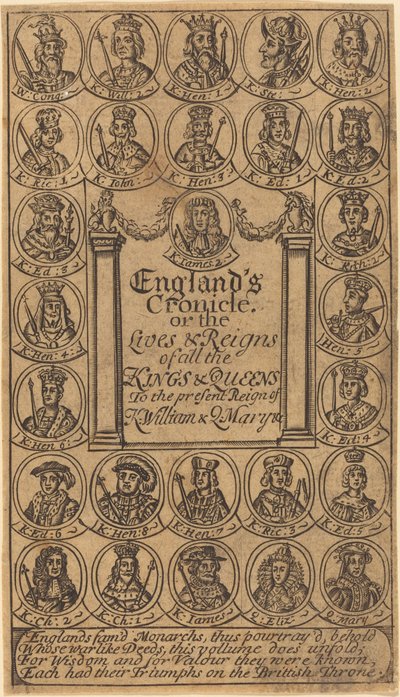 Frontispis od British 17th Century