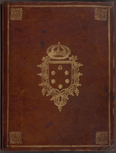Desky z Johna Leslieho „O původu Skotů“ od British 17th Century