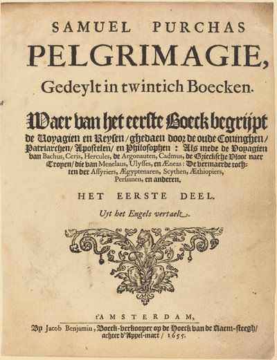 Titulní strana od British 17th Century