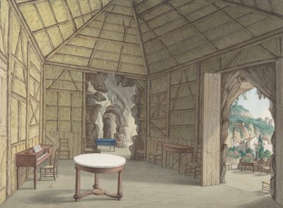 Jídelna, Villa Barbaja, Neapol, 1800-1870. od British Anonymous 19th Century.