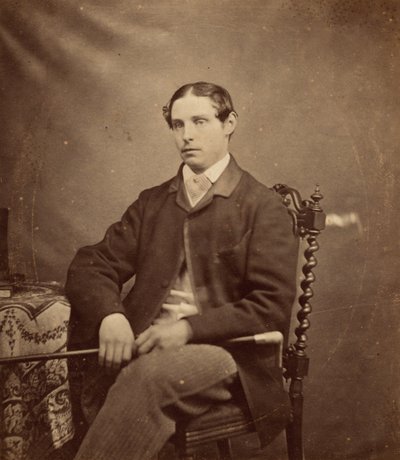 Portrét muže, c. 1855 (foto) od British Photographer