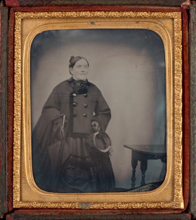 Portrét ženy, c. 1860 (foto) od British Photographer