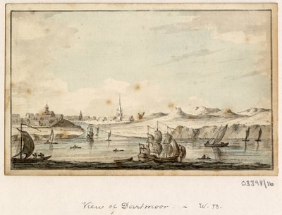 Série skic, pohledy ve Velké Británii, kontinentu a Americe 1772-1778 (akvarel) od British School