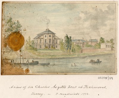 Série skic, pohledy ve Velké Británii, kontinentu a Americe 1772-1778 (akvarel) od British School