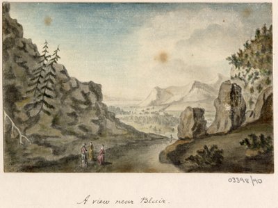 Série skic, pohledy ve Velké Británii, kontinentu a Americe 1772-1778 (akvarel) od British School