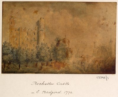 Série skic, pohledy ve Velké Británii, kontinentu a Americe 1772-1778 (akvarel) od British School