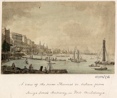 Série skic, pohledy ve Velké Británii, kontinentu a Americe 1772-1778 (akvarel) od British School