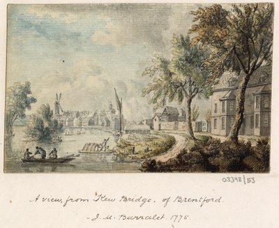 Série skic, pohledy ve Velké Británii, kontinentu a Americe 1772-1778 (akvarel) od British School
