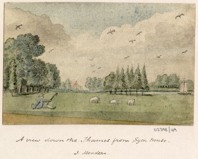 Série skic, pohledy ve Velké Británii, kontinentu a Americe 1772-1778 (akvarel) od British School
