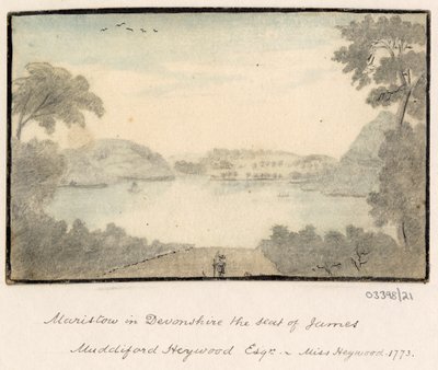 Série skic, pohledy ve Velké Británii, kontinentu a Americe 1772-1778 (akvarel) od British School