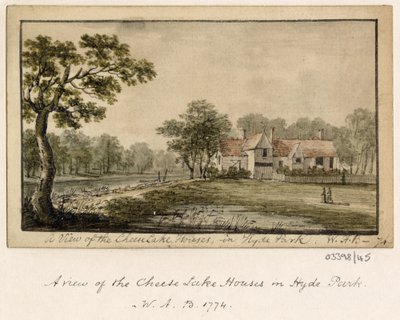 Série skic, pohledy ve Velké Británii, kontinentu a Americe 1772-1778 (akvarel) od British School