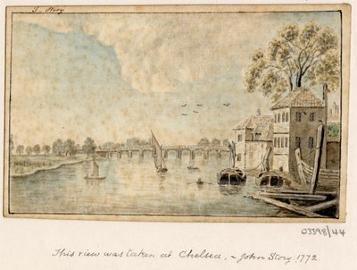 Série skic, pohledy ve Velké Británii, kontinentu a Americe 1772-1778 (akvarel) od British School