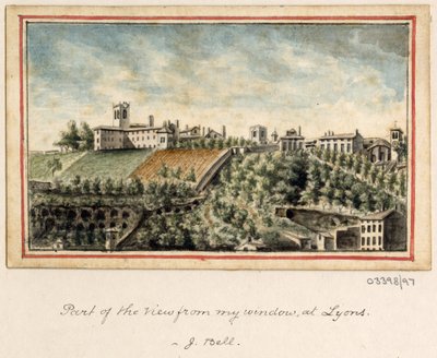 Série skic, pohledy ve Velké Británii, kontinentu a Americe 1772-1778 (akvarel) od British School
