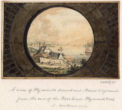 Série skic, pohledy ve Velké Británii, kontinentu a Americe 1772-1778 (akvarel) od British School