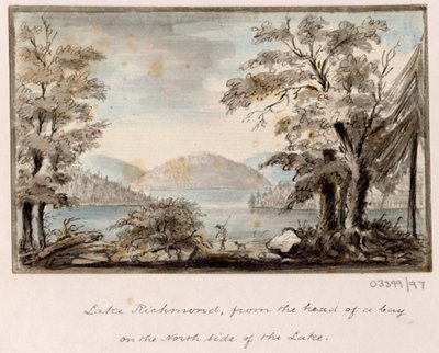 Sarja luonnoksia, näkymiä Isossa-Britanniassa, mantereella ja Amerikassa 1772-1778 (akvarelli) od British School