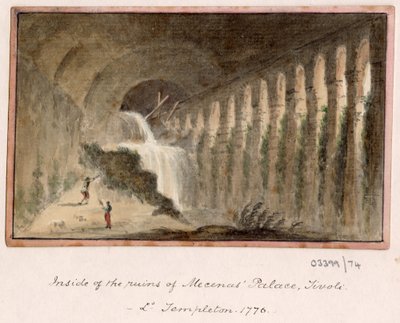 Série skic, pohledy ve Velké Británii, kontinentu a Americe 1772-1778 (akvarel) od British School
