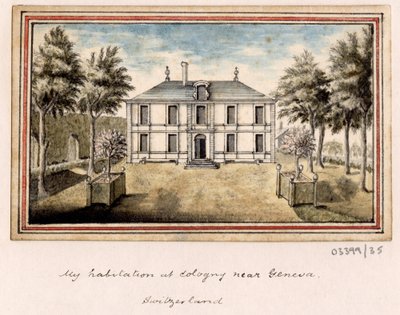 Série skic, pohledy ve Velké Británii, kontinentu a Americe 1772-1778 (akvarel) od British School