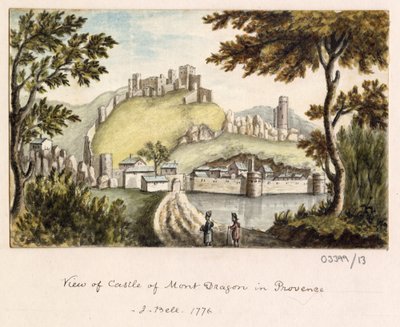 Série skic, pohledy ve Velké Británii, kontinentu a Americe 1772-1778 (akvarel) od British School