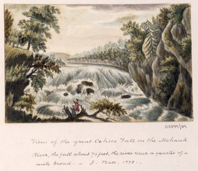 Série skic, pohledy ve Velké Británii, kontinentu a Americe 1772-1778 (akvarel) od British School