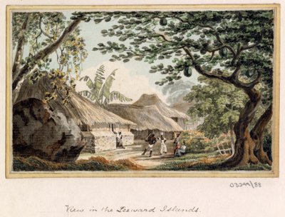 Série skic, pohledy ve Velké Británii, kontinentu a Americe 1772-1778 (akvarel) od British School