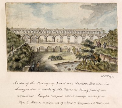 Série skic, pohledy ve Velké Británii, kontinentu a Americe 1772-1778 (akvarel) od British School