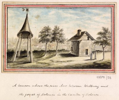 Série skic, pohledy ve Velké Británii, kontinentu a Americe 1772-1778 (akvarel) od British School