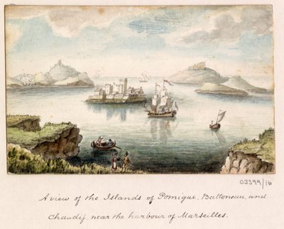 Série skic, pohledy ve Velké Británii, kontinentu a Americe 1772-1778 (akvarel) od British School