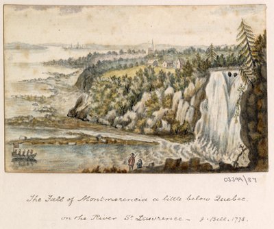 Série skic, pohledy ve Velké Británii, kontinentu a Americe 1772-1778 (akvarel) od British School