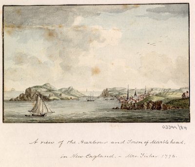 Série skic, pohledy ve Velké Británii, kontinentu a Americe 1772-1778 (akvarel) od British School