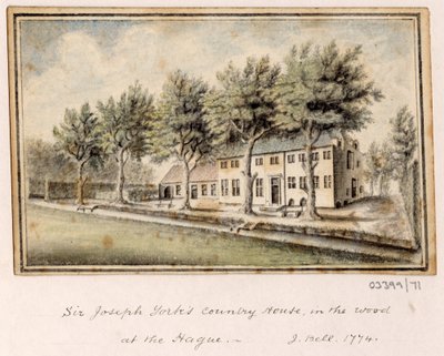 Série skic, pohledy ve Velké Británii, kontinentu a Americe 1772-1778 (akvarel) od British School