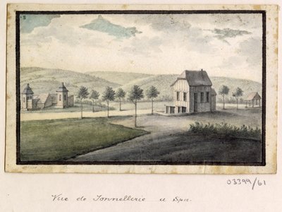 Série skic, pohledy ve Velké Británii, kontinentu a Americe 1772-1778 (akvarel) od British School