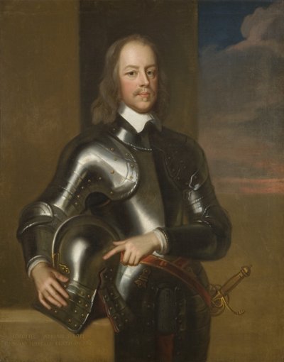 Plukovník Adrian Scrope, poslední guvernér Bristolu 1649-55 (olej na plátně) od British School