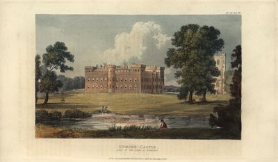Hrad Enmore, Somerset, sídlo hraběte z Egmontu. od British School