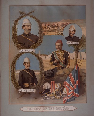 Heroes of the Soudan 1885 (chromolitho) od British School