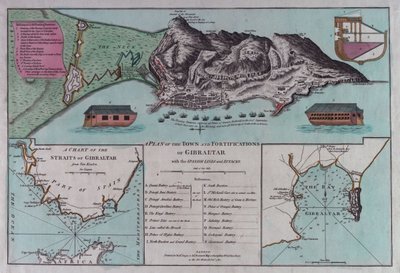 Plán Gibraltaru od British School