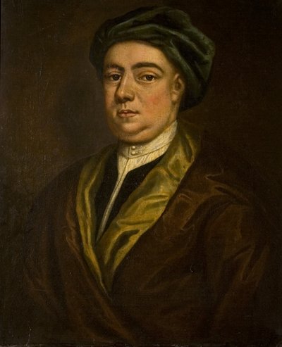 Portrét neznámého gentlemana (kdysi se říkalo, že jde o autoportrét Hogartha), 30. léta 18. století od British School