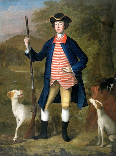 Richard Gwynne z Taliaris a Tregib (olej na plátně) od British School