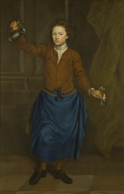 The Pot-boy, cca 1720 (olej na plátně) od British School